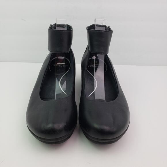 Dansko Lulu Womens Size EU 41 US 10.5-11 Black Leather MaryJane Ankle Strap Shoe - Picture 5 of 13